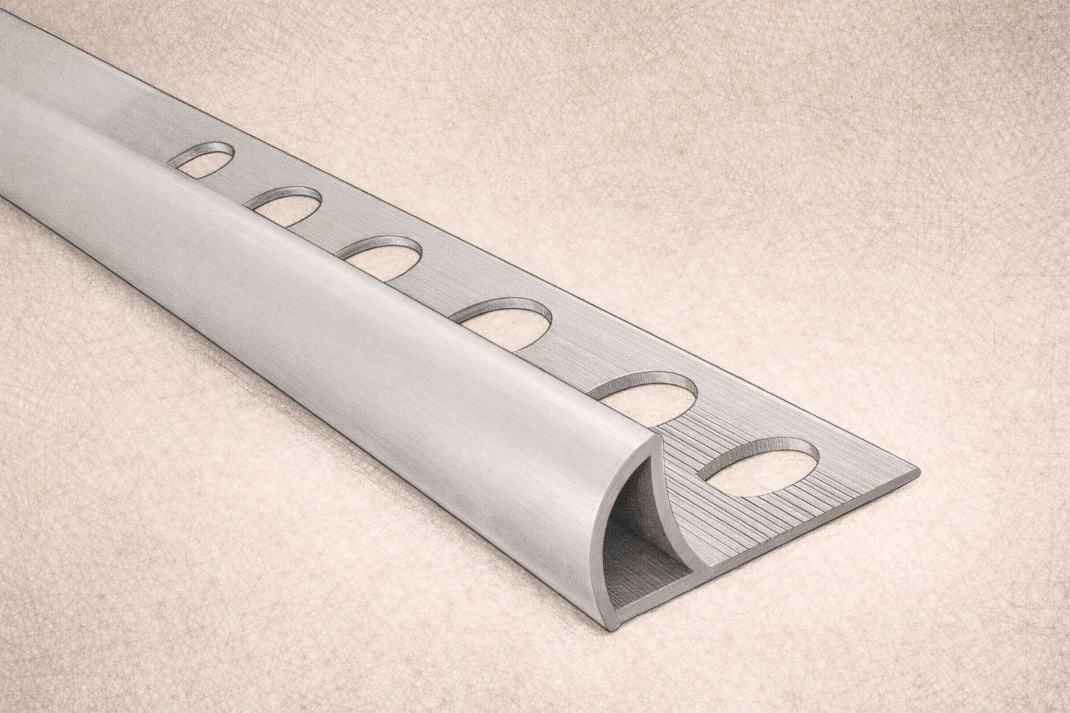 PVC profiles — decorative and edge-trim profiles by Aluprofilium